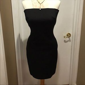 Black Strapless Pencil Dress 🖤